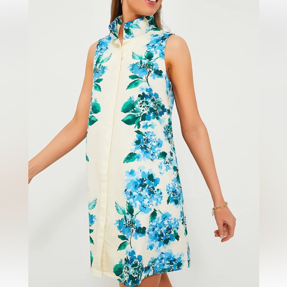 Tuckernuck Water's Edge Hydrangea Sleeveless Charlie Dress - Picture 6 of 15
